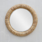 Twisted Seagrass Round Mirror by Uttermost