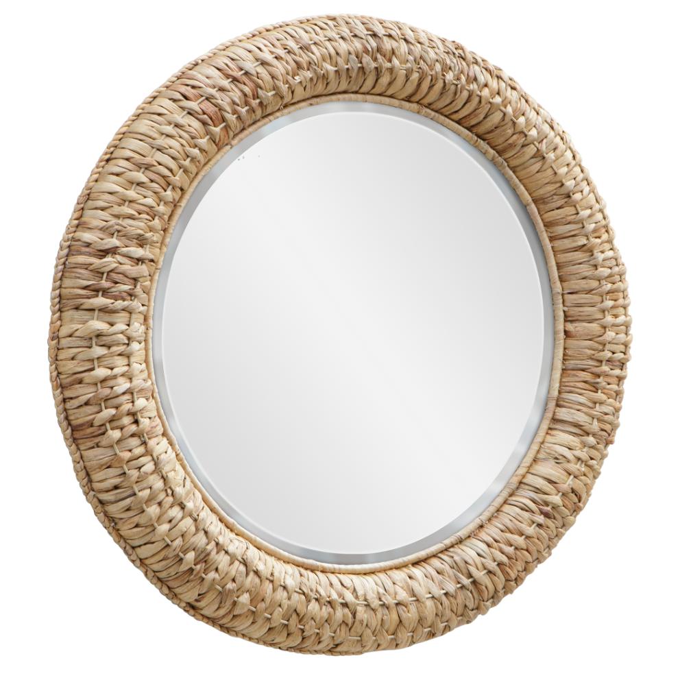 Twisted Seagrass Round Mirror by Uttermost