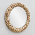Twisted Seagrass Round Mirror by Uttermost