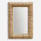 Twisted Seagrass Rectangle Mirror by Uttermost