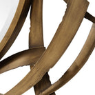 Cutting Edge Bronze Round Mirror by Uttermost