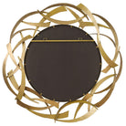 Cutting Edge Bronze Round Mirror by Uttermost