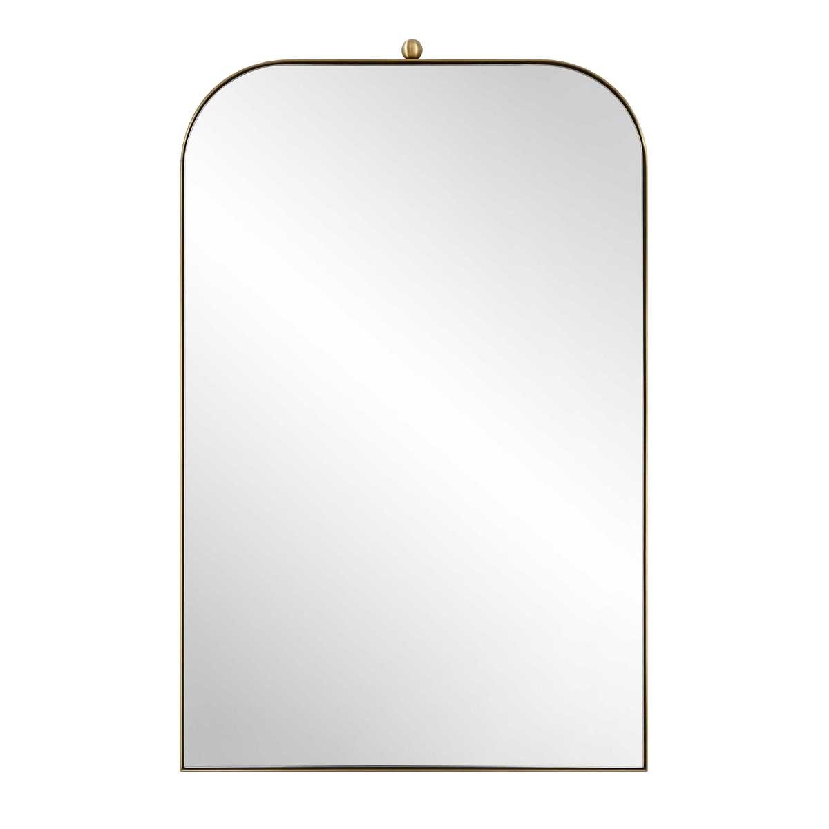 Cassidy Brass Arch Mirror by Uttermost