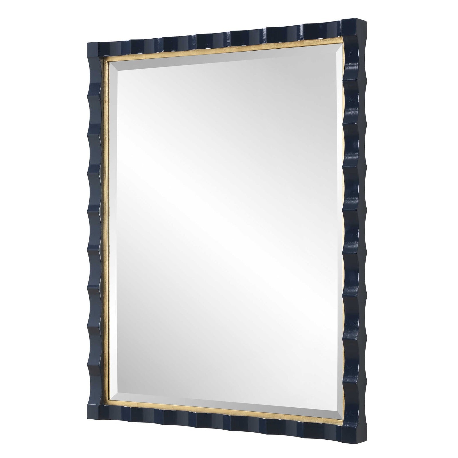 Gulf Mirror in Navy by Uttermost