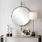 Guardrail Round Mirror by Uttermost
