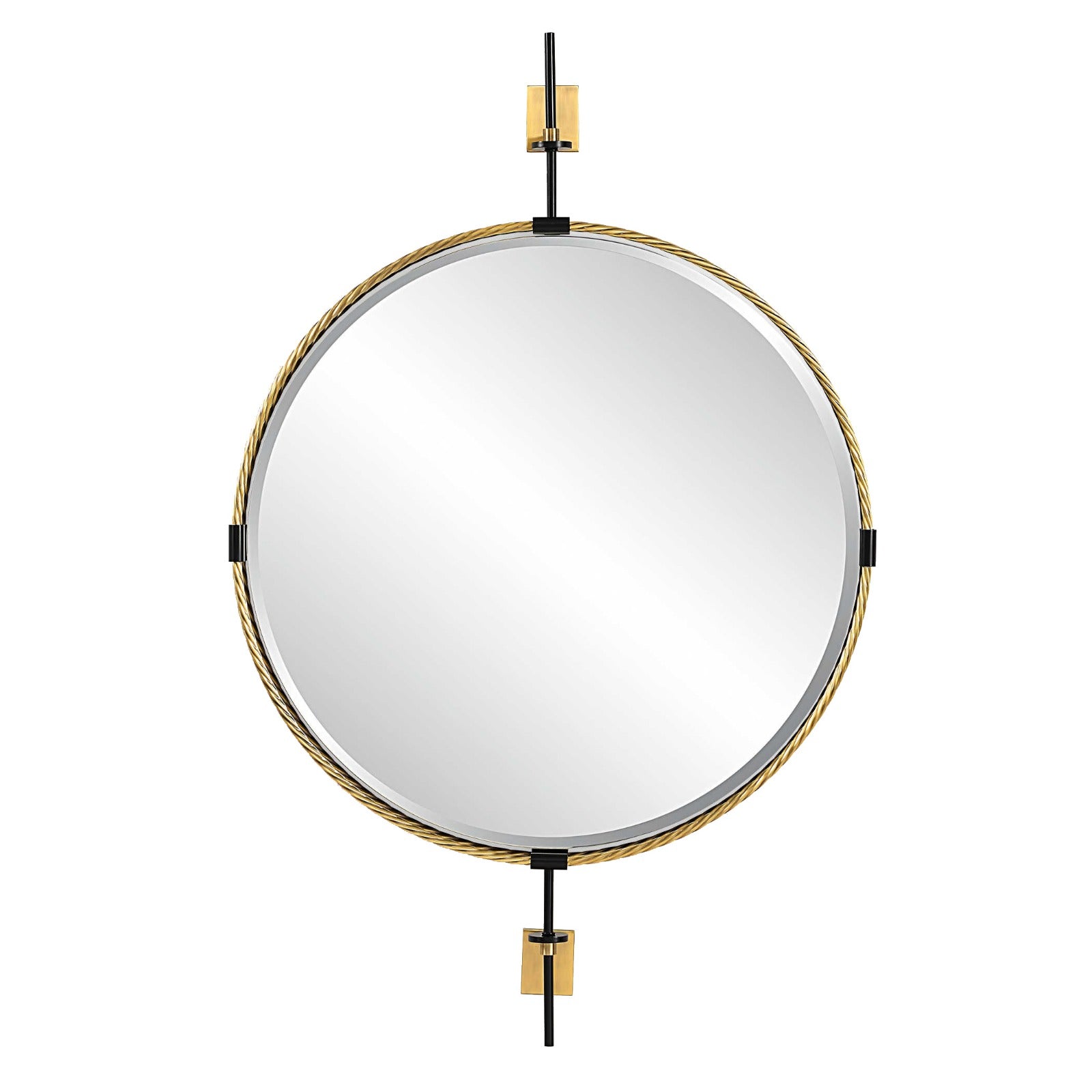 Guardrail Round Mirror by Uttermost