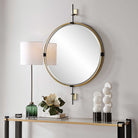 Guardrail Round Mirror by Uttermost