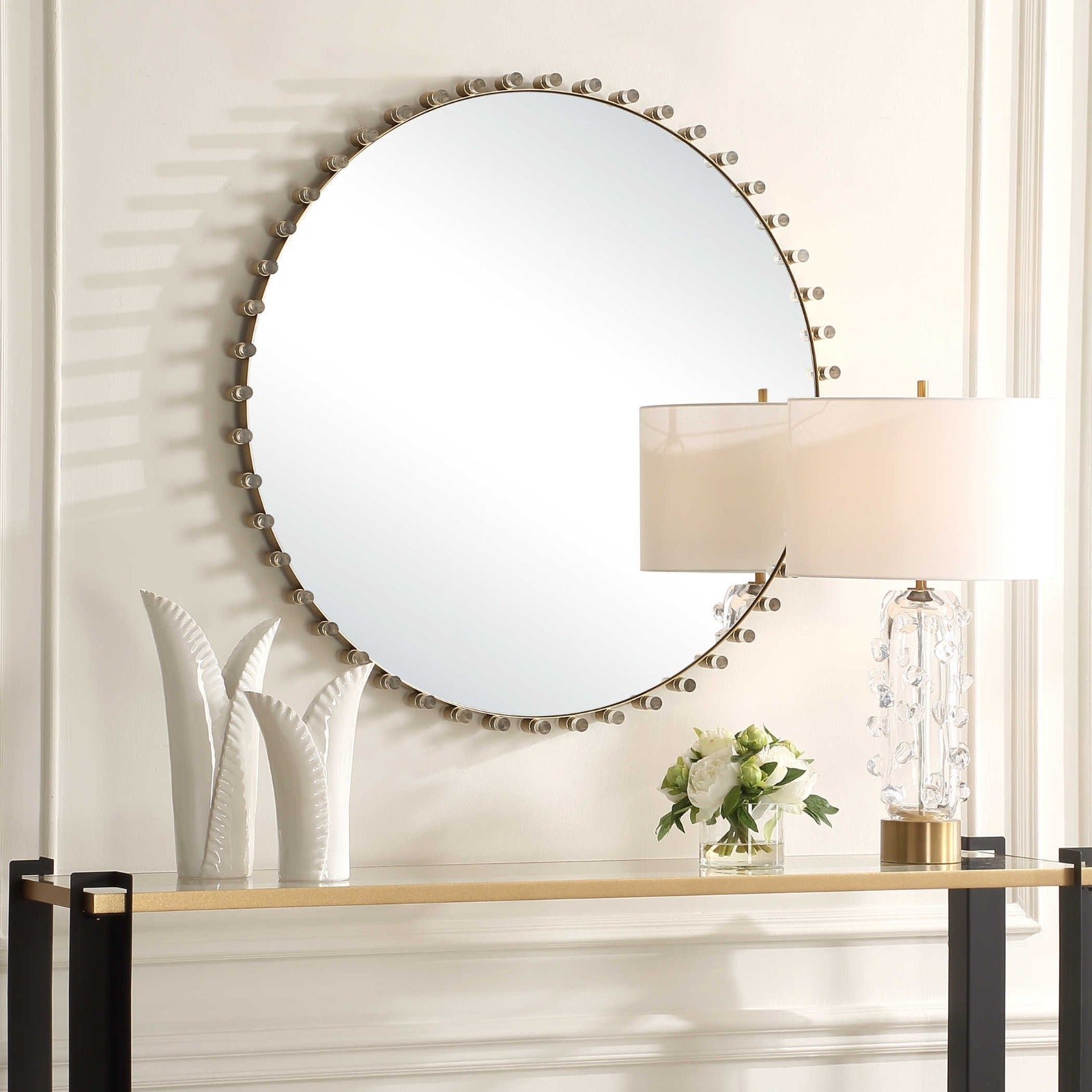 Avelyne Round Mirror Uttermost