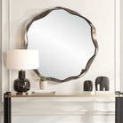 Catch The Wave Round Mirror by Uttermost