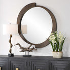 Reverse Round Mirror by Uttermost