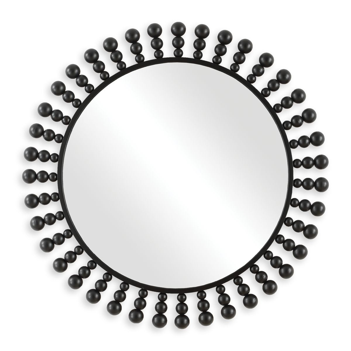 Aziel Round Black Mirror by Uttermost