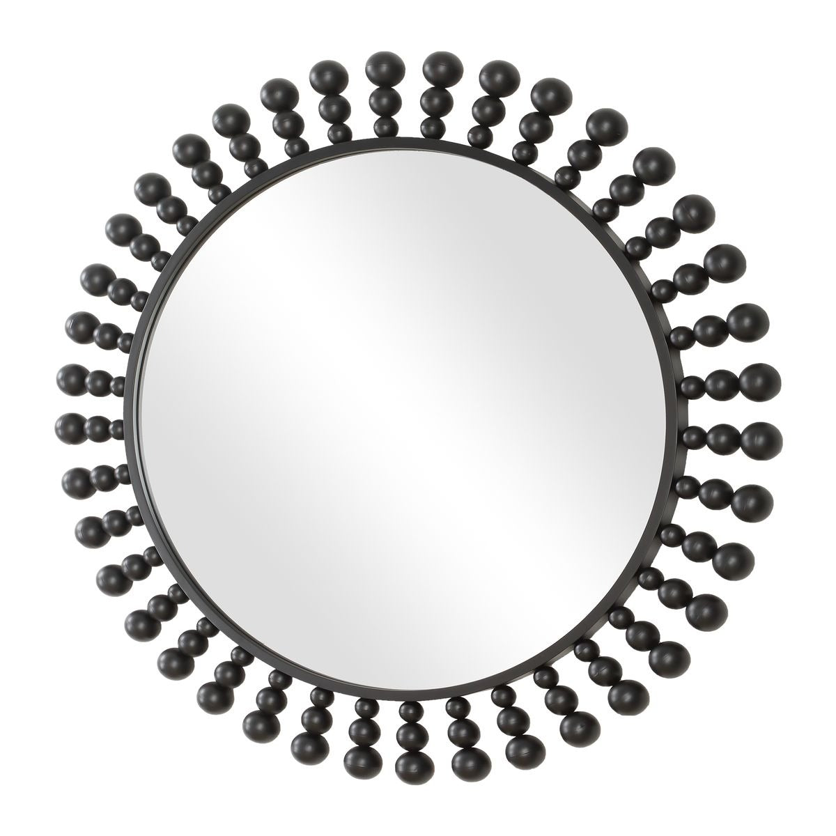 Aziel Round Black Mirror by Uttermost