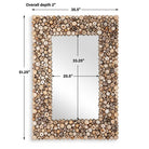 Timberwood Rectangular Mirror by Uttermost
