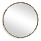 Odeon Shell Inlay Round Mirror by Uttermost