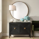Odeon Shell Inlay Round Mirror by Uttermost