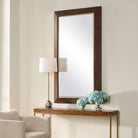 Matheson Rectangular Walnut Mirror by Uttermost