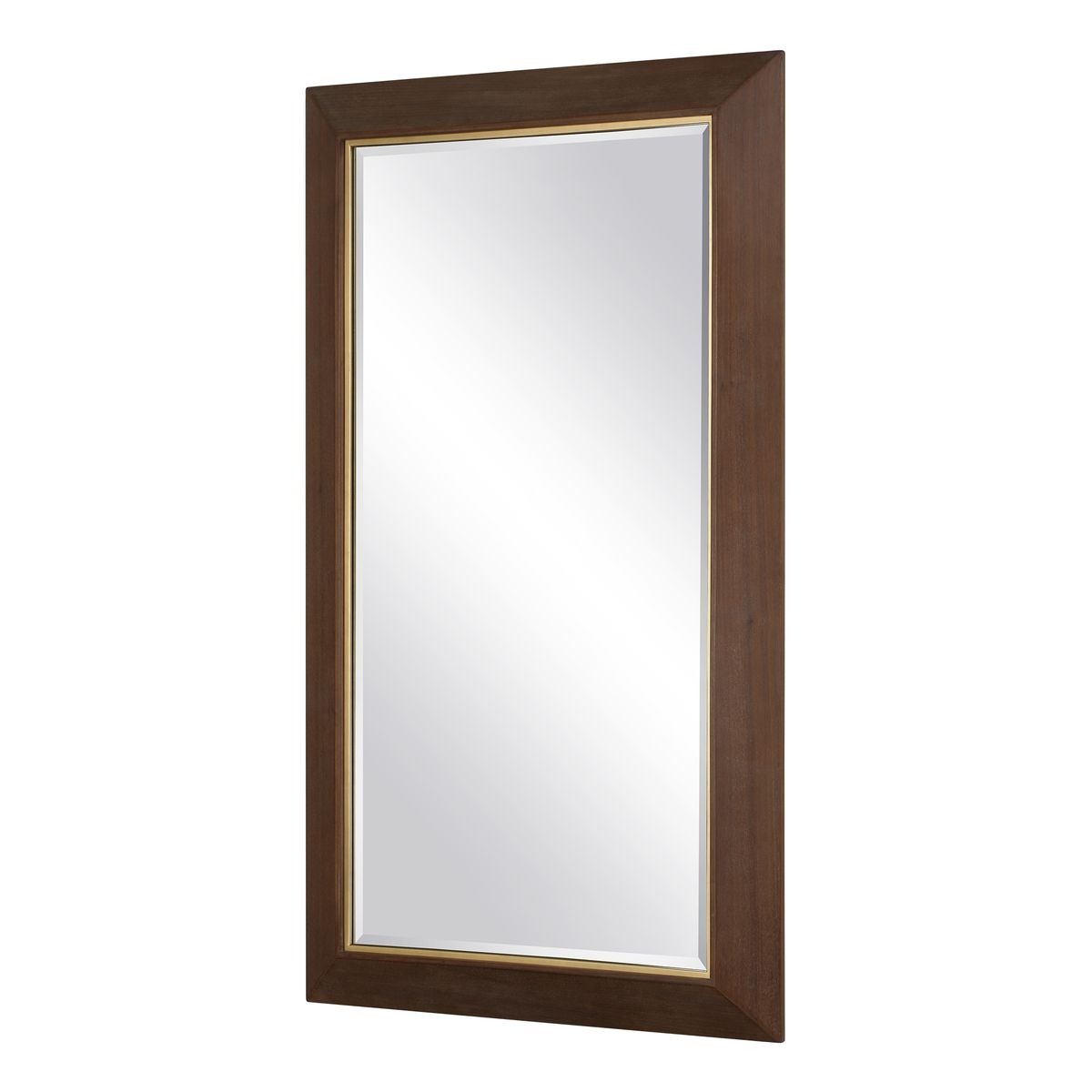 Matheson Rectangular Walnut Mirror by Uttermost