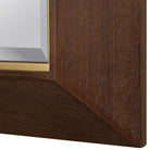 Matheson Rectangular Walnut Mirror by Uttermost