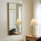 Wrenton Brass Rectangular Mirror by Uttermost