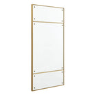 Wrenton Brass Rectangular Mirror by Uttermost
