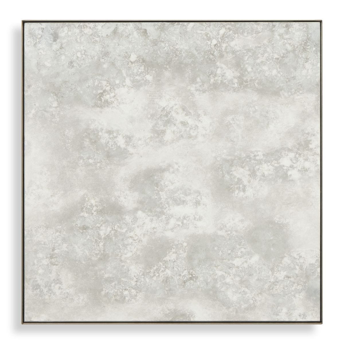 Fredric Square Mirror in Antiqued Silver by Uttermost