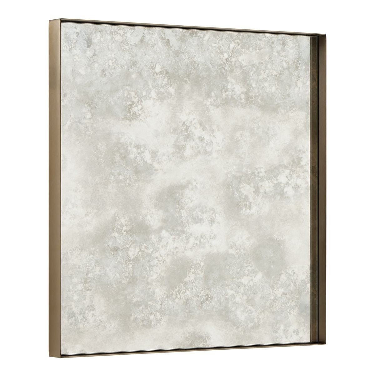 Fredric Square Mirror in Antiqued Silver by Uttermost
