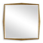On Point Square Mirror in Gold by Uttermost