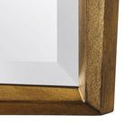 On Point Square Mirror in Gold by Uttermost