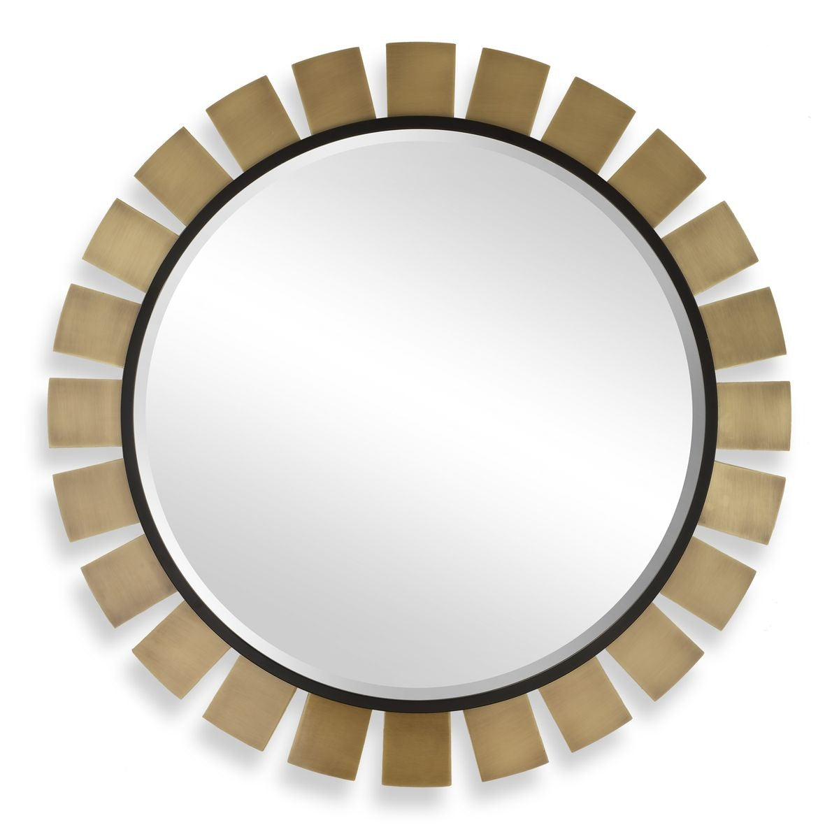 Toluca Round Brass Mirror by Uttermost