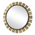 Toluca Round Brass Mirror by Uttermost
