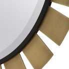 Toluca Round Brass Mirror by Uttermost