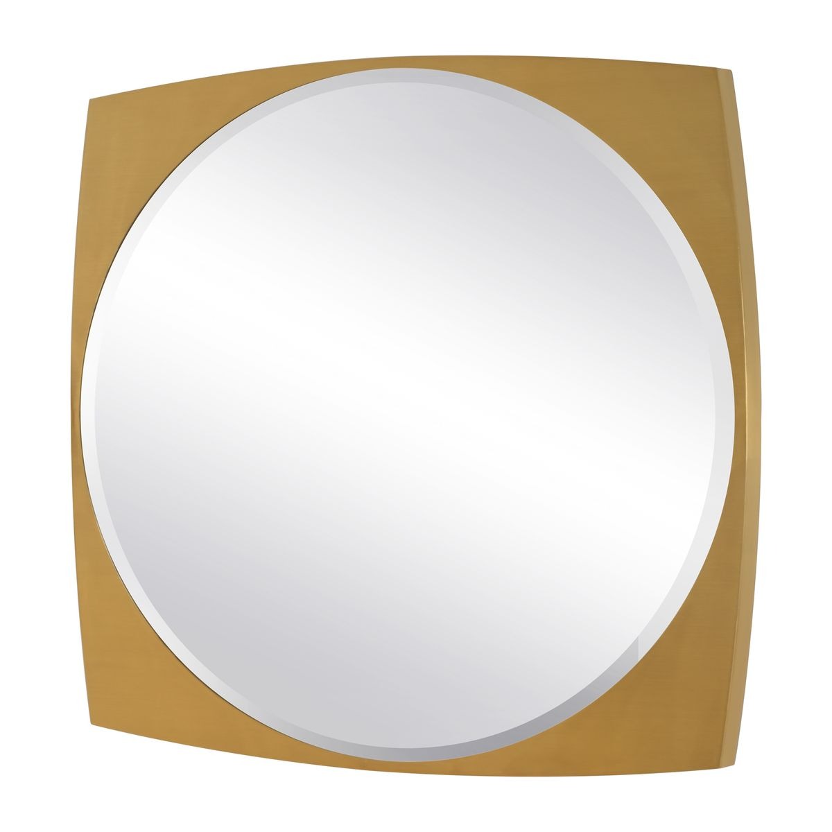 Neilia Round Brass Mirror by Uttermost