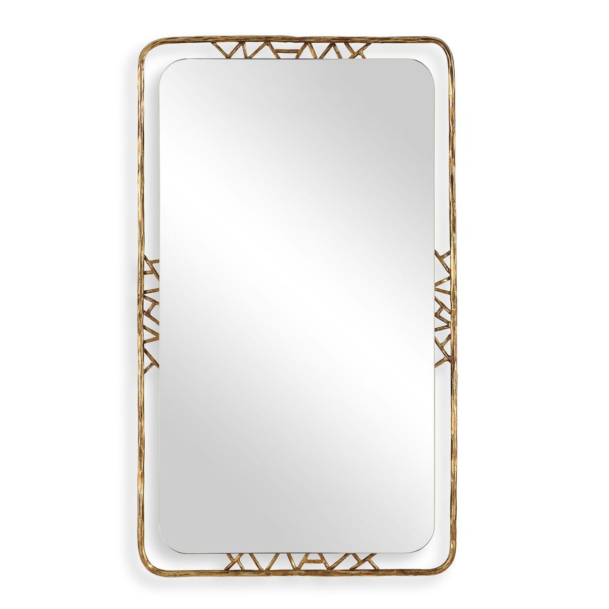 Tahoma Antiqued Gold Mirror by Uttermost