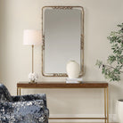 Tahoma Antiqued Gold Mirror by Uttermost