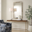 Tahoma Antiqued Gold Mirror by Uttermost
