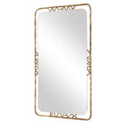 Tahoma Antiqued Gold Mirror by Uttermost