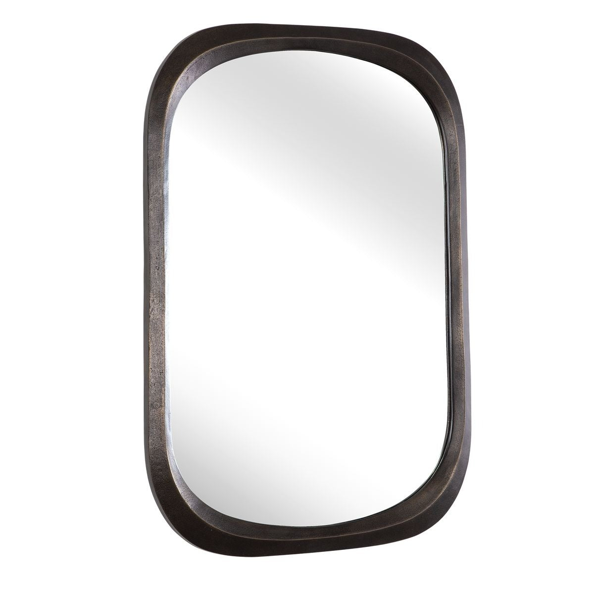 Malone Rectangular Mirror in Bronze by Uttermost