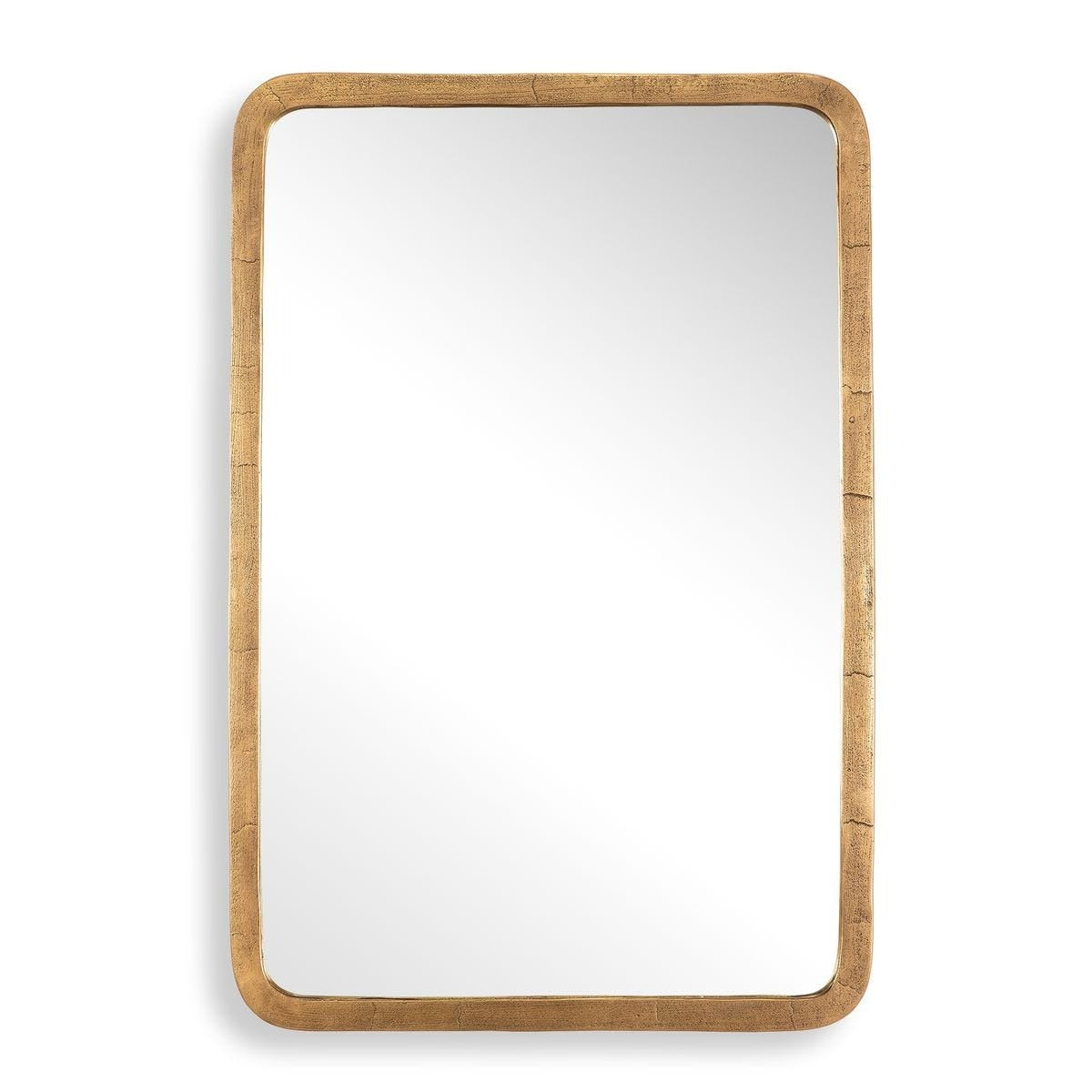 Vestry Antique Brass Mirror by Uttermost