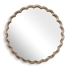 Cerrito Antique Brass Round Mirror by Uttermost