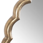 Cerrito Antique Brass Round Mirror by Uttermost