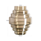 Liosa Smoked Glass Large Vase - Smoke by Richmond Interiors