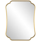 Athena Brushed Brass Mirror by Uttermost
