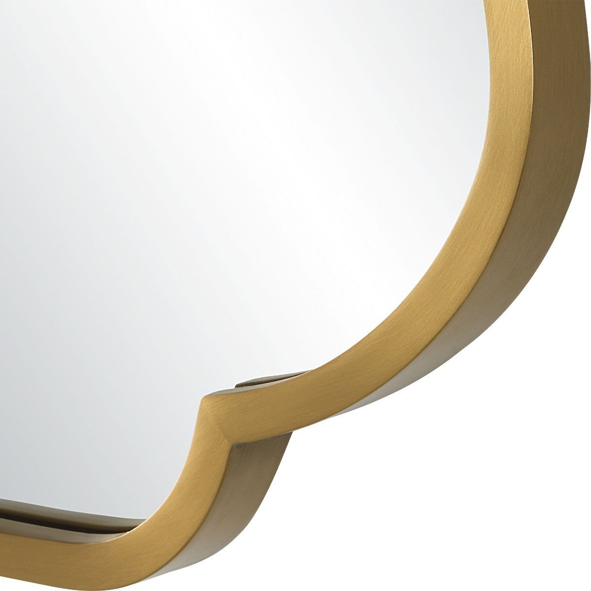 Athena Brushed Brass Mirror by Uttermost
