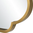 Athena Brushed Brass Mirror by Uttermost