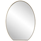 Cabell Brass Oval Mirror by Uttermost