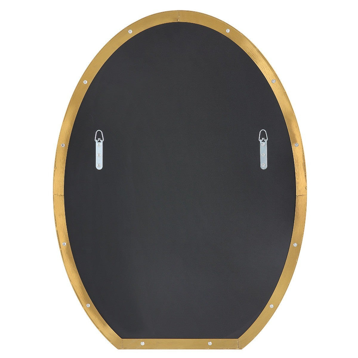 Cabell Brass Oval Mirror by Uttermost