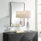 Loudon Black Vanity Mirror by Uttermost
