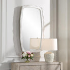 Marbella White Mirror by Uttermost