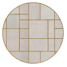 Geometric Round Mirror by Uttermost