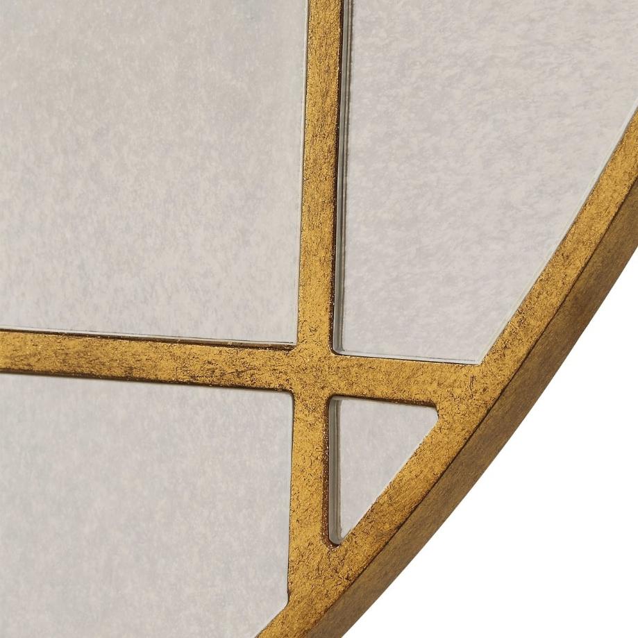 Geometric Round Mirror by Uttermost